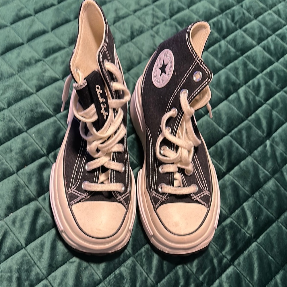 Converse Black and White High-Tops